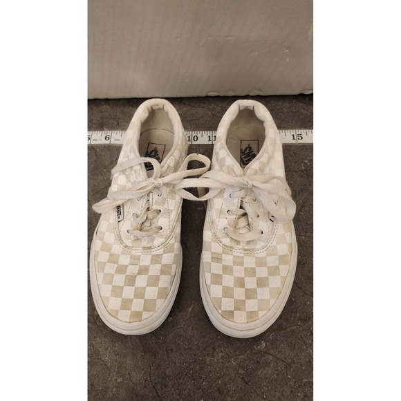 Vans Other - Vans Doheny White Checker Skate Shoes Youth Kids US 3.0 Classic Low Top